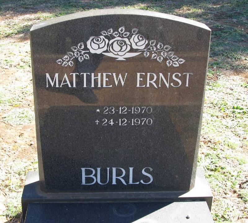 BURLS Matthew Ernst 1970-1970