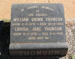 THOMSON William Quinn 1871-1965 & Louisa Jane 1879-1960