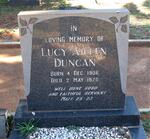 DUNCAN Lucy Aileen 1906-1970