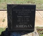 JORDAAN Maria Louisa 1914-1955