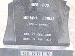 GERBER Adriana Louisa nee SWART 1891-1973