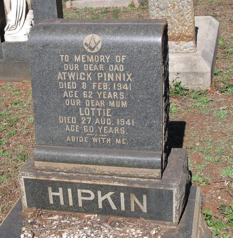 HIPKIN Atwick Pinnix -1941 & Lottie -1941