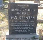 STRATEN Renier Jacobus Johannes, van 1868-1938
