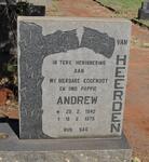 HEERDEN Andrew, van 1942-1975