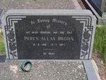 BROWN Percy Allan 1916-1967