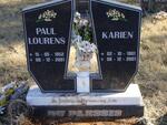 PLESSIS Paul Lourens, du 1952-2001 & Karien 1961-2001