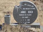 KOCK Annie, formerly DU PLESSIS nee SWART 1900-1988