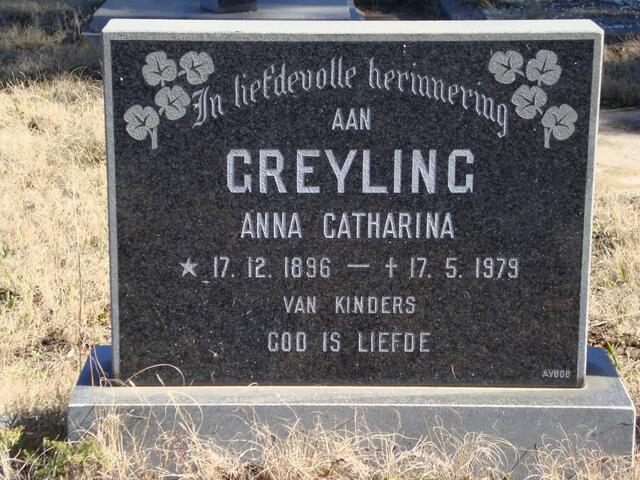 GREYLING Anna Catharina 1896-1979