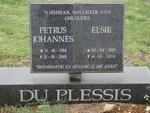 PLESSIS Petrus Johannes, du 1914-2001 & Elsie 1919-2004