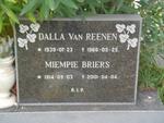 REENEN Dalla, van 1939-1966 :: BRIERS Miempie 1914-2001