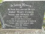 FISHER Joseph Frederick -1985 & Annie Mary -1971