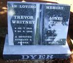 DYER Trevor Whitney 1916-1998 & Agnes Clyde 1921-2010