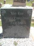 FOURIE Maria Christina nee VISAGIE 1877-1959