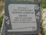 VENTER Erasmus Albertus 1869-1951