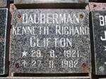 DAUBERMAN Kenneth Richard Clifton 1921-1982
