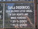 DIEDERICKS Tayla 2001-2001