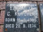 KUTCHER Elizabeth C. 1905-1974