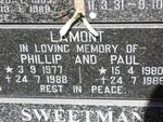 LAMONT Phillip 1977-1988 :: LAMONT Paul 1980-1988