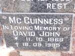 MCGUINNESS David John 1968-1995