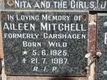 MITCHELL Aileen formerly CARSHAGEN nee WILD 1925-1987