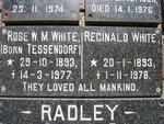 WHITE Reginald 1893-1978 & Rose W.M. TESSENDORF 1893-1977