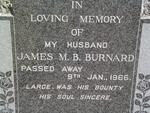 BURNARD James M.B. -1966