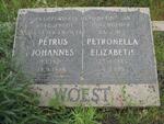 WOEST Petrus Johannes 1920-1988 & Petronella Elizabeth 1924-199?