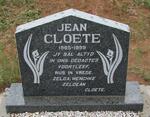 CLOETE Jean 1965-1999