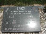 SPIES Mias 1900-1984 & Annie VAN JAARSVELD 1910-1986