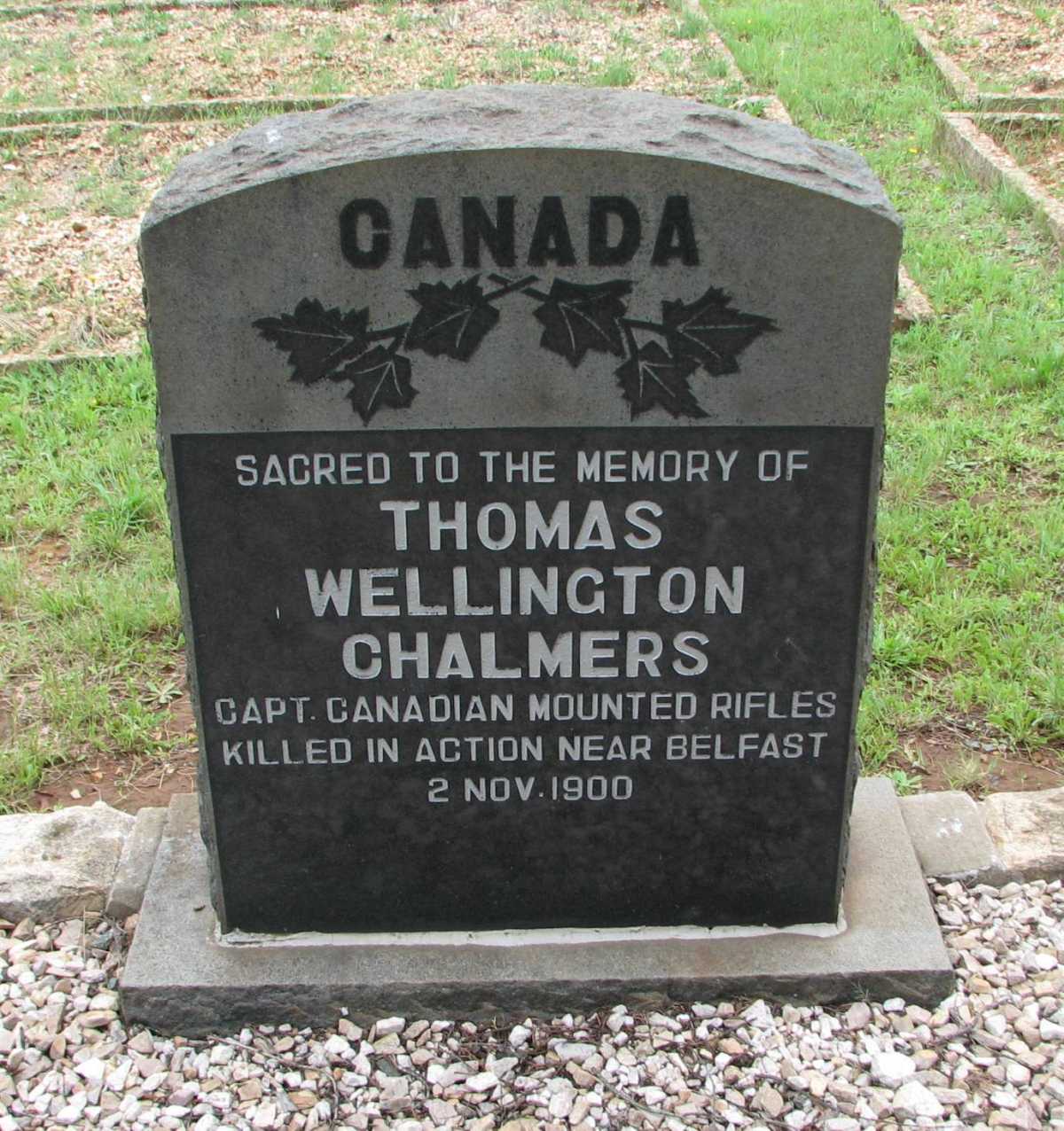CHALMERS Thomas Wellington -1900