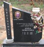 GROENEWALD Anna Dorothea 1946-2005