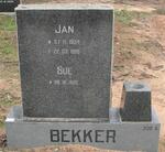 BEKKER Jan 1934-1995 & Sue 1935-