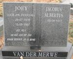 MERWE Jacobus Albertus, van der 1917- & J.H.L. FOUCHE 1916-1997