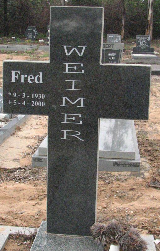 WEIMER Fred 1930-2000