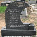 SERFONTEIN Louis Hendrik 1935-2005