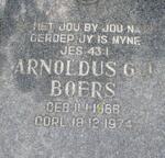 BOERS Arnoldus G.J. 1866-1974