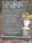 BOTHA Christina Jacoba 1953-1975