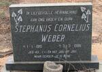 WEBER Stephanus Cornelius 1910-1986