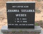 WEBER Johanna Susanna 1908-1996