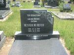 HEFER Hester M. 1909-1984