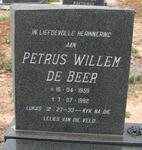 BEER Petrus Willem, de 1959-1992