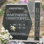 BOTMA Marthinus Christoffel 1965-1991