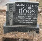ROOS Margaretha Jacoba geb VILJOEN 1905-1988