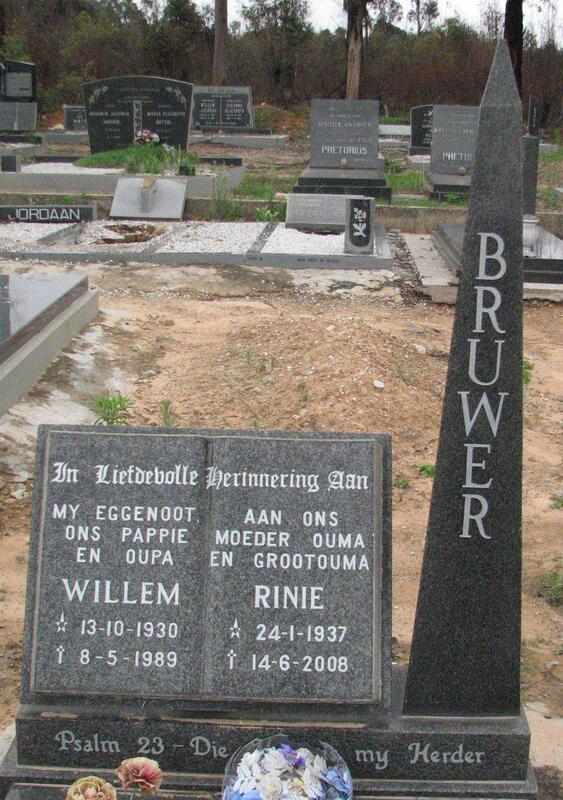 BRUWER Willem 1930-1989 & Rinie 1937-2008
