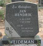 WEIDEMAN Jan Hendrik 1949-1988
