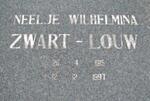 ZWART-LOUW Neelje Wilhelmina 1915-1997