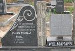 WOLMARANS Johan Thomas Fritz 1913-2007 & Susarah Margaretha ABRAHAM 1917-1987