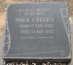 CORDES Nora 1900-1983
