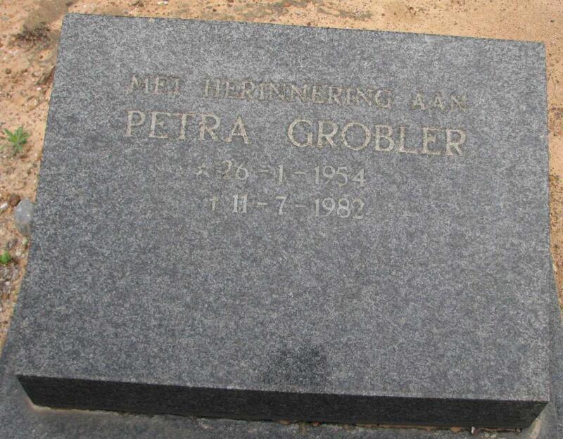 GROBLER Petra 1954-1982