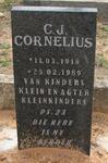 CORNELIUS C.J. 1918-1989